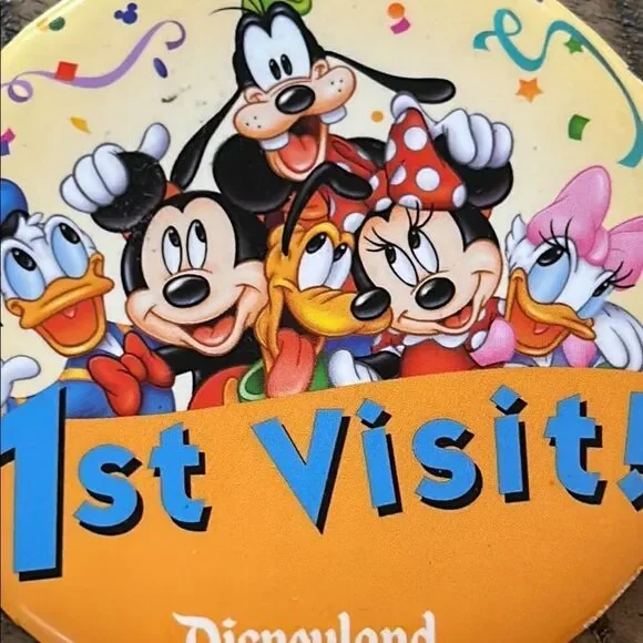 Disneyland 1st Visit Buttons - Picture 4 of 17